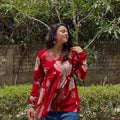 Printed Cotton Top for Women